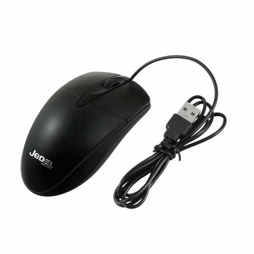 Jedel CP72 USB Mouse Black