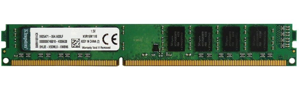Kingston 8GB DDR3 1600MHZ KVR16N11/8