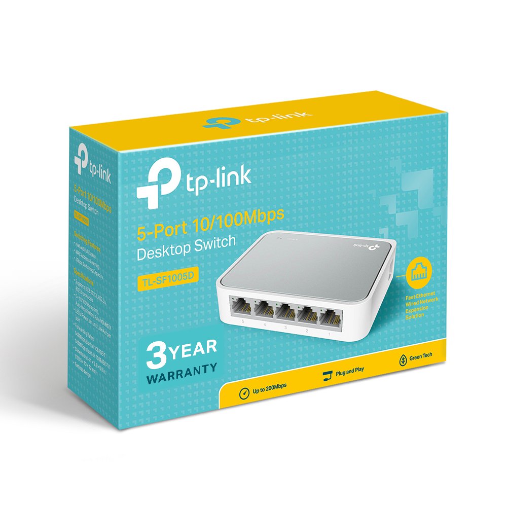 TP-Link 5 Port 10/100M Mini Desktop Switch TL-SF1005D TL-SF1005D