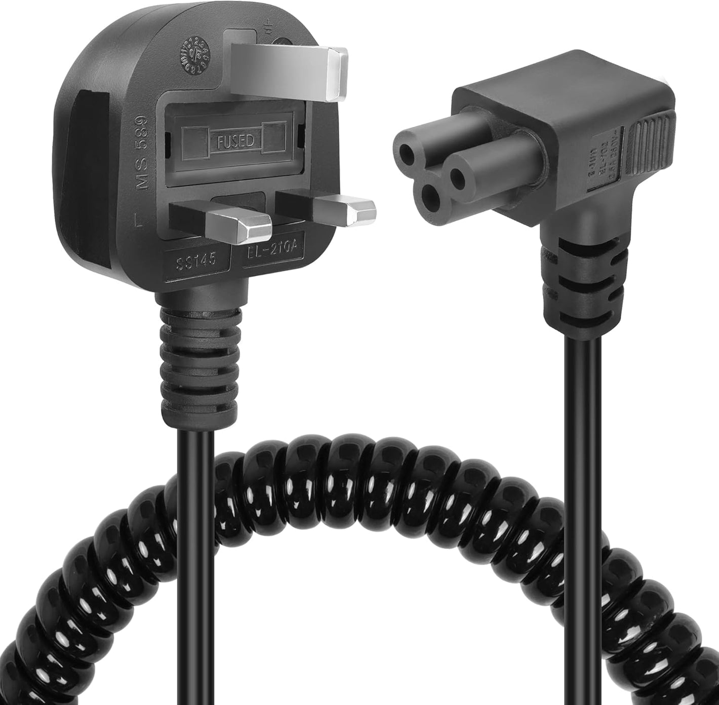 Cloverleaf 2m Cable **Right Angle** RB-290WRA (Mains to C5)