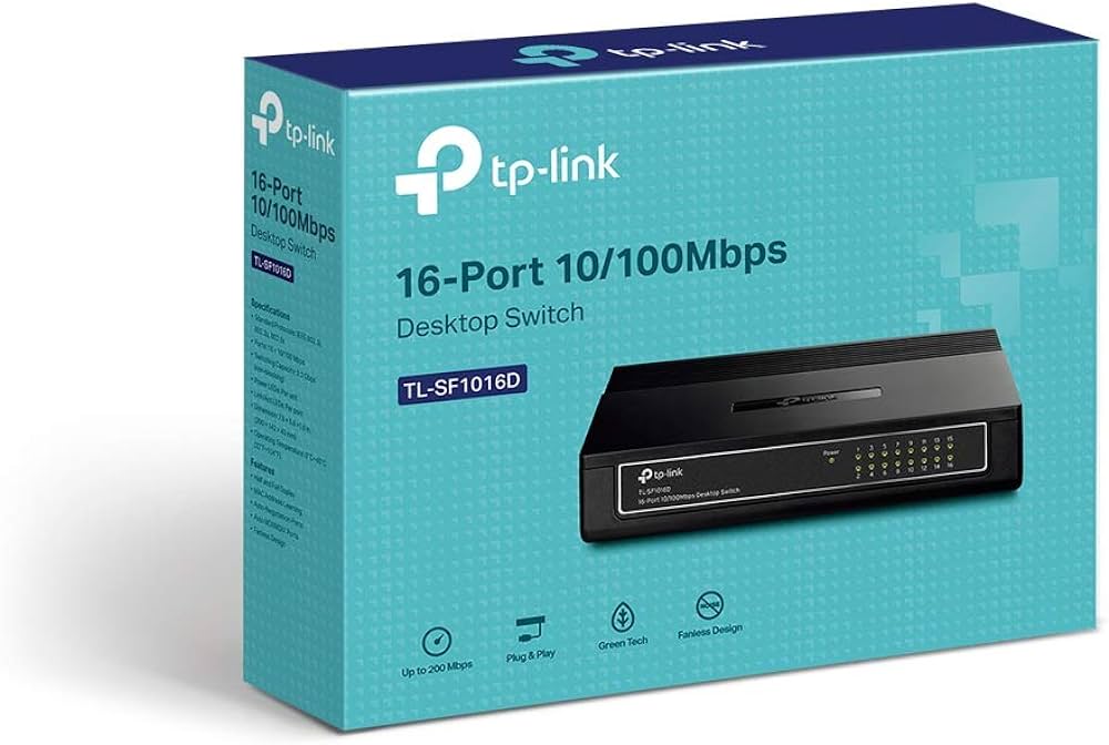 TP-Link 16 Port 10/100 Switch TL-SF1016D TL-SF1016D