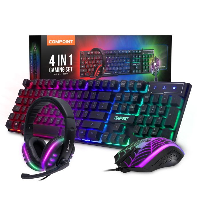 Compoint Keyboard/Mouse/Headset Bundle