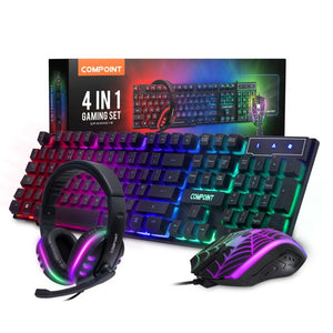 Compoint Keyboard/Mouse/Headset Bundle